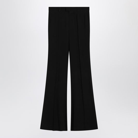 Balenciaga Black flared pants in viscose