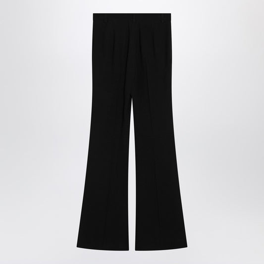 Balenciaga Black flared pants in viscose