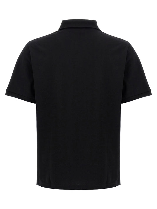 Saint Laurent Logo Embroidery Polo Shirt