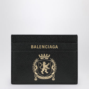 Balenciaga Black leather passport holder