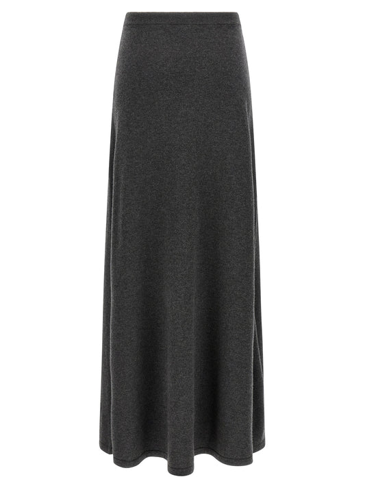 Balenciaga Maxi Wool Skirt