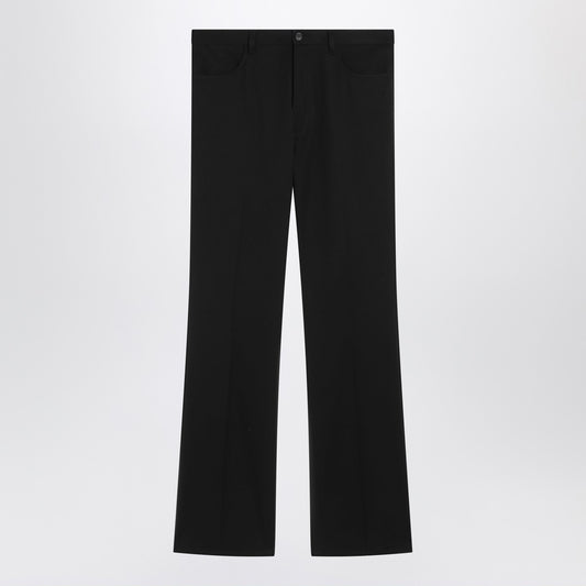 Balenciaga Black regular fit tailored trousers