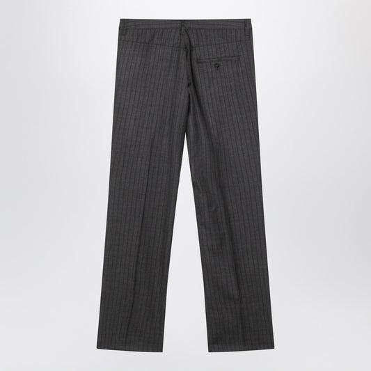 Balenciaga Grey pinstripe wool pants