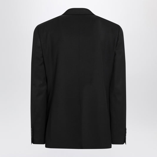 Balenciaga Black single-breasted wool jacket