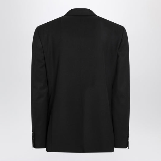Balenciaga Single-breasted black wool jacket