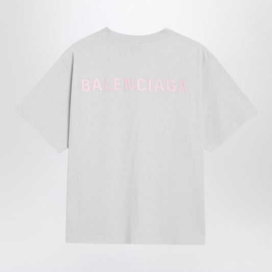 White Balenciaga Back Medium Fit T-shirt