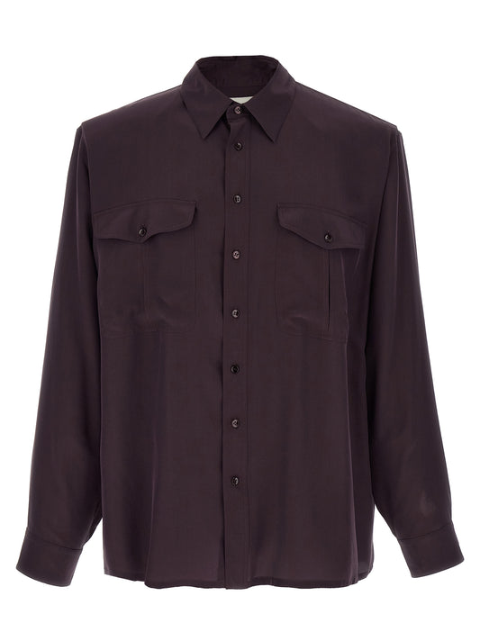 Saint Laurent Viscose And Silk Shirt