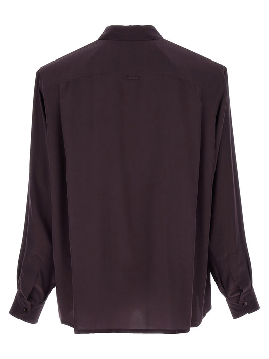 Saint Laurent Viscose And Silk Shirt
