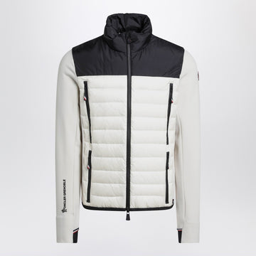 Moncler Grenoble Beige/black padded sweatshirt in Polartec