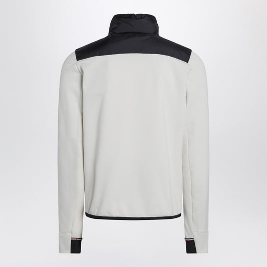 Moncler Grenoble Beige/black padded sweatshirt in Polartec