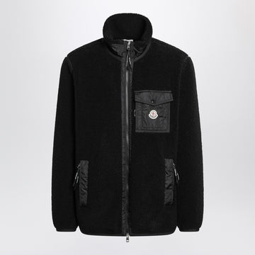 Moncler Black zip fleece