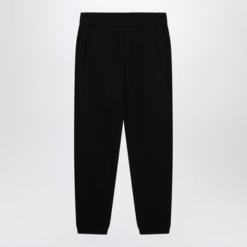 Moncler Black cotton jogging pants