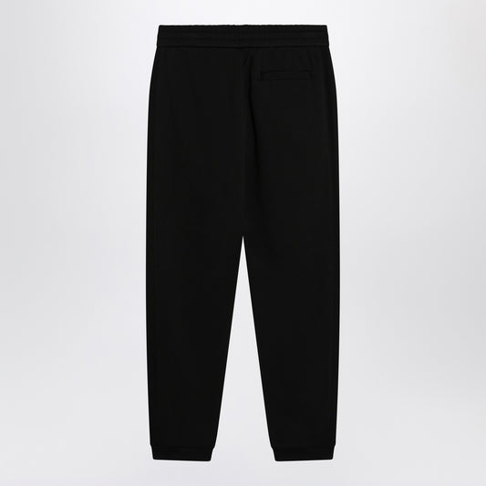 Moncler Black cotton jogging pants
