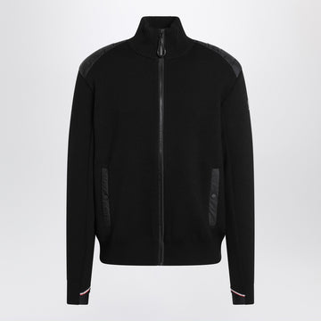 Moncler Grenoble Wool padded cardigan with zip