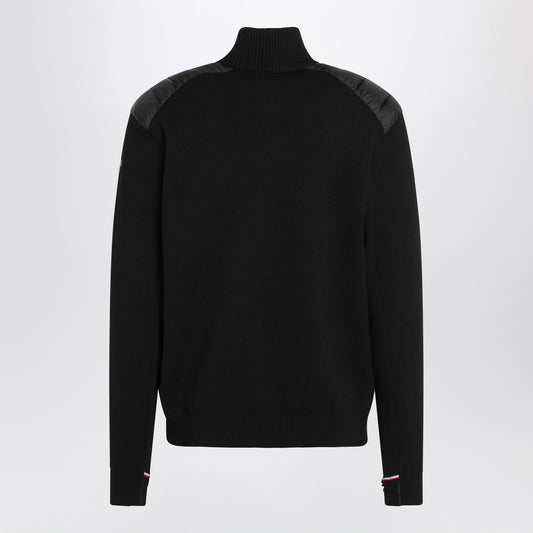 Moncler Grenoble Wool padded cardigan with zip
