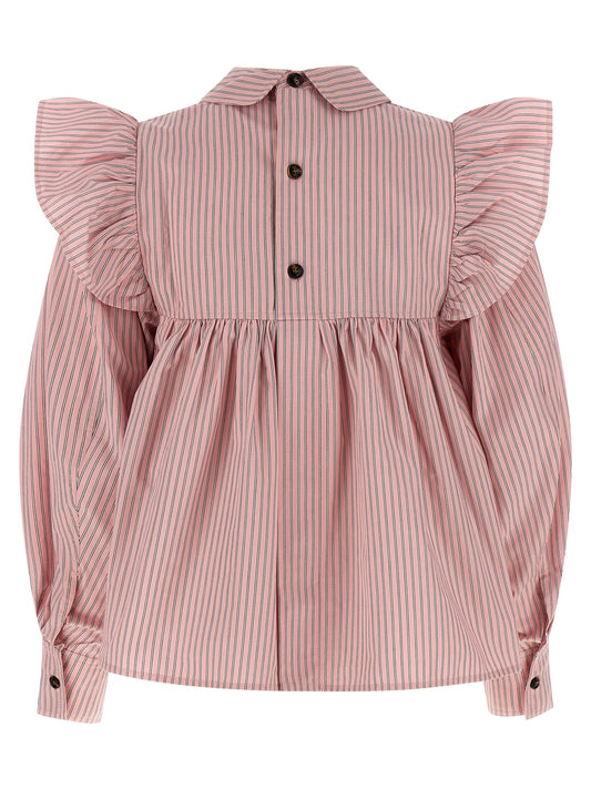 Ganni Striped Blouse