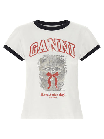 Ganni Printed T-shirt