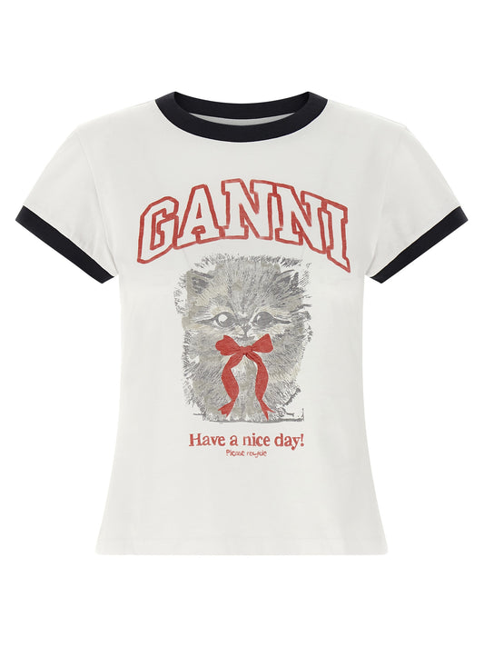 Ganni Printed T-shirt