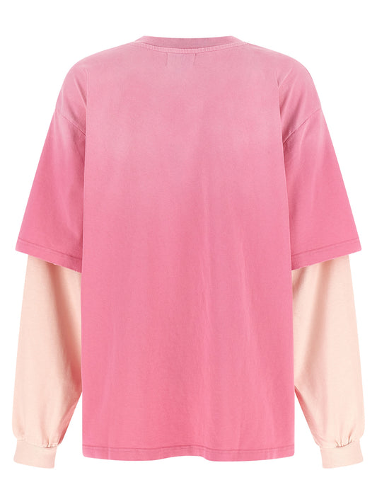 Ganni Double Layer Sleeve T-shirt