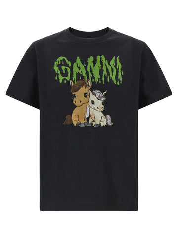 Ganni Pony T-shirt