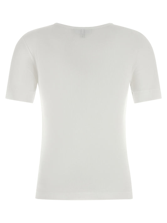 Ganni Logo Embroidery T-shirt