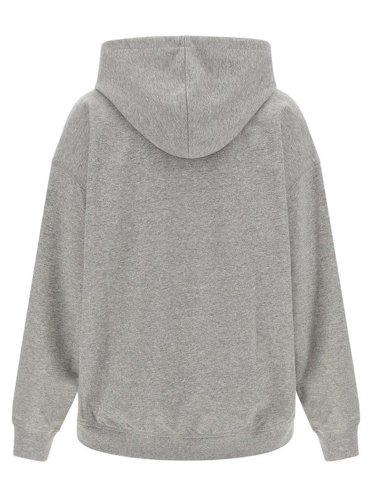 Ganni Grey Tiger Hoodie