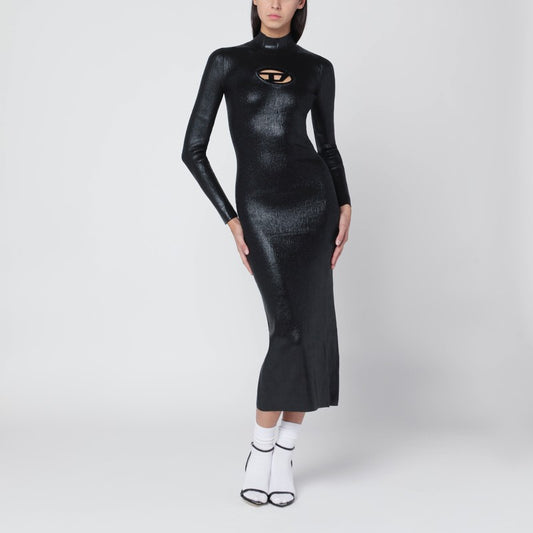 Diesel Black shiny M-Zary dress