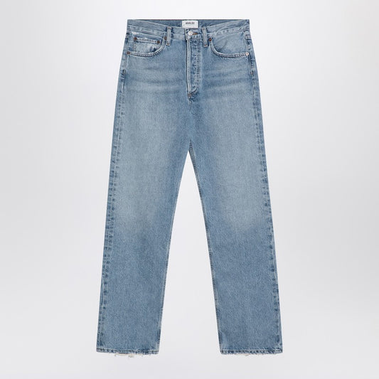 AGOLDE Light blue jeans in regenerated denim