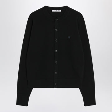 Acne Studios Black yak wool cardigan