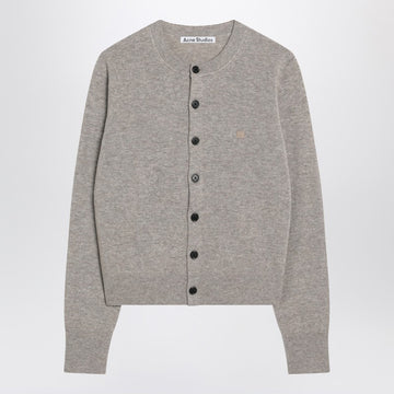 Acne Studios Grey melange yak wool cardigan