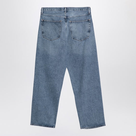 AGOLDE Light blue baggy jeans in organic denim