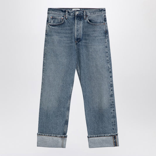 AGOLDE Light blue Fran jeans in organic denim with turn-ups