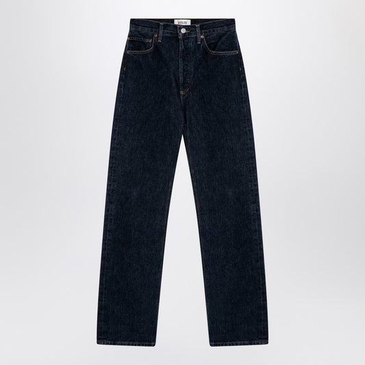 AGOLDE Dark blue jeans in organic denim