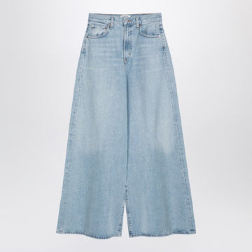 AGOLDE Light blue wide denim jeans