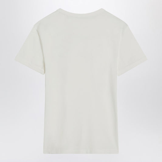 Acne Studios White cotton T-shirt with logo