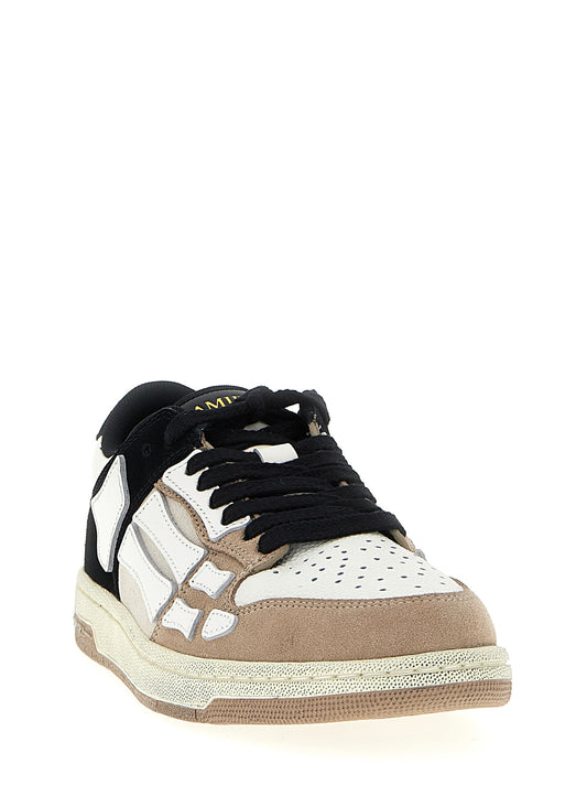 Amiri Distressed Skel Top Low Sneakers