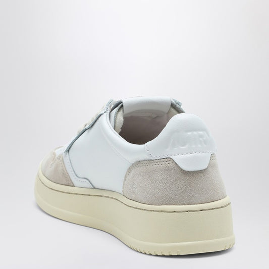 AUTRY White leather Medalist low-top sneakers
