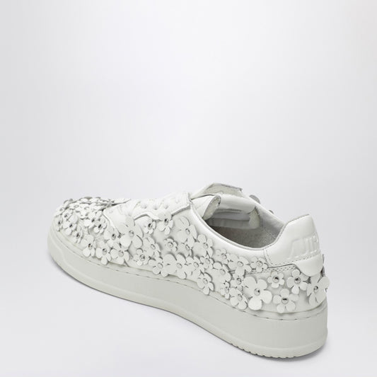 AUTRY Sneaker Medalist Blooming in white leather