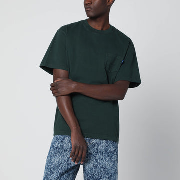 Awake NY Green crewneck T-shirt with logo