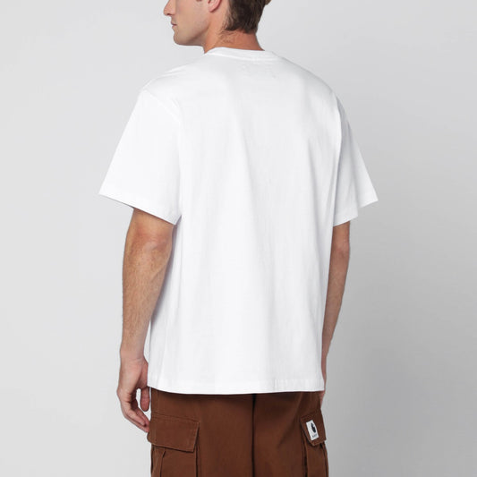 Awake NY White crewneck T-shirt with logo