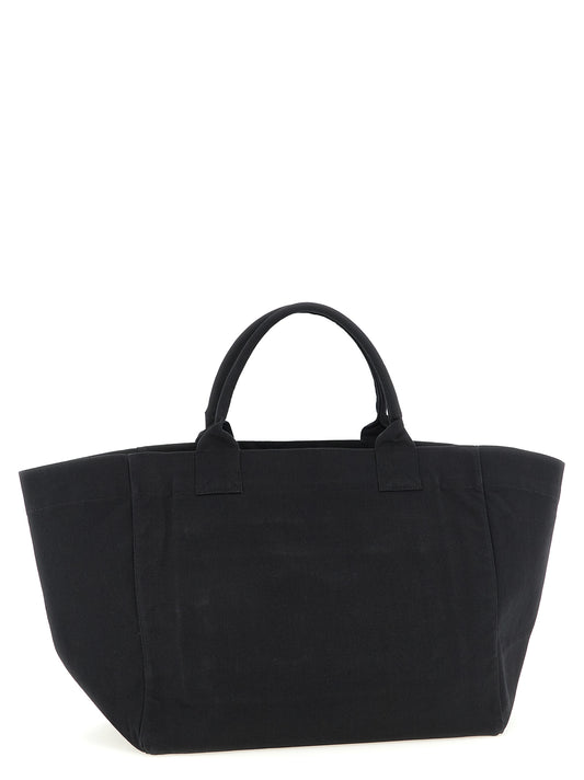 Ganni Black Xxl Cherry Tote Shopping Bag