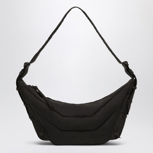 LEMAIRE Small Soft Game bag in water-repellent brown nylon