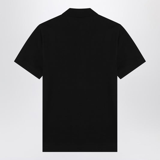 Givenchy Black cotton polo shirt