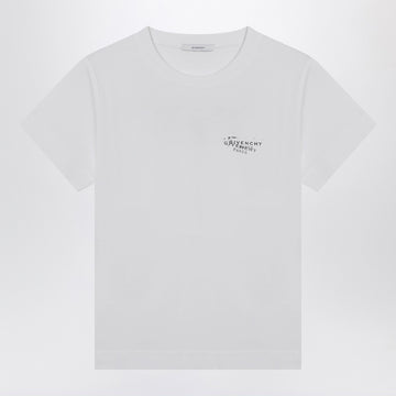 Givenchy White cotton T-shirt with logo print