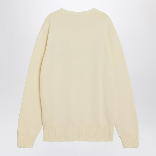 Givenchy Sweater écru in cotton with logo