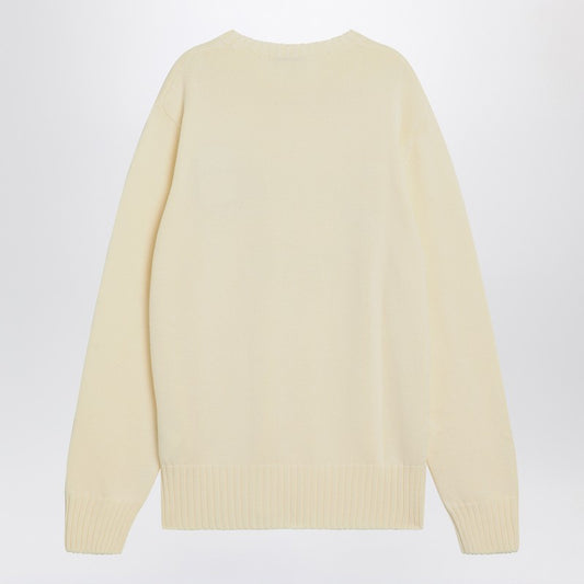 Givenchy Sweater écru in cotton with logo
