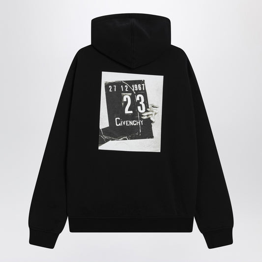 Givenchy Black Couture Seam sweatshirt with Clapperboard print