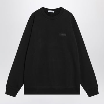 Givenchy Black crew neck cotton sweatshirt