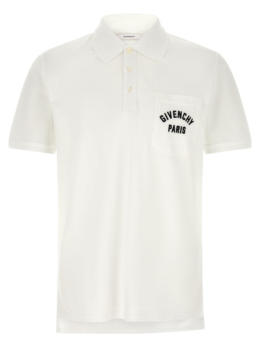 Givenchy Pocket Embroidery Polo Shirt