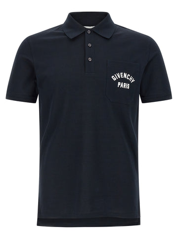 Givenchy Pocket Embroidery Polo Shirt